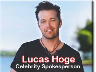 Lucas Hoge celebrity spokespoerson.